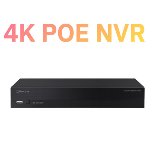4채널 테크윈 4POE NVR QRN-430S-4T