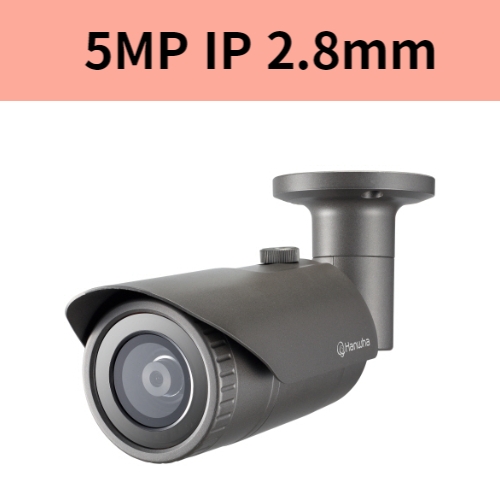KNO-L5010R 5MP IP 뷸렛 카메라 2.8mm고정렌즈 한화테크윈