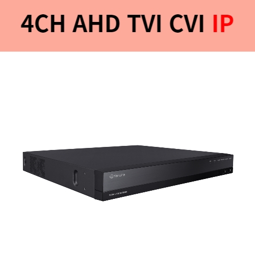 HRX-435-2T 4채널 AHD TVI CVI CVBS IP HDD2슬롯 녹화기 한화테크윈