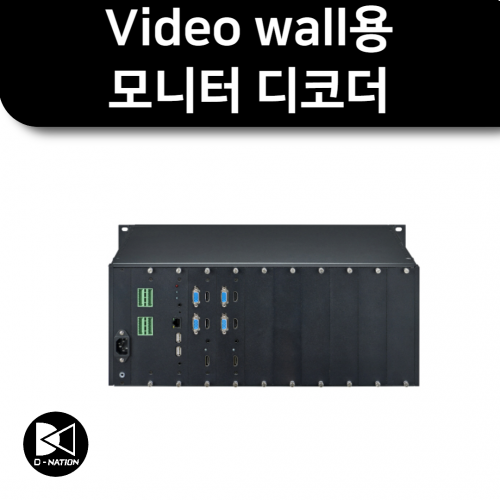 SPD-1660R Video wall용 모니터 디코더 비디오 월 HDMI 4K 레이아웃 시퀀스 기능 한화테크윈