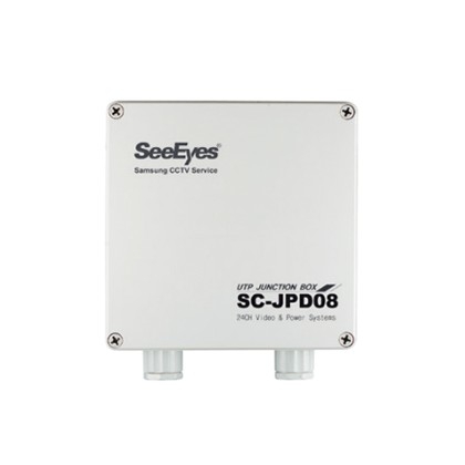 SC-JPD08 8채널 UTP 장거리전송 정션박스 전원공급장치 씨아이즈
