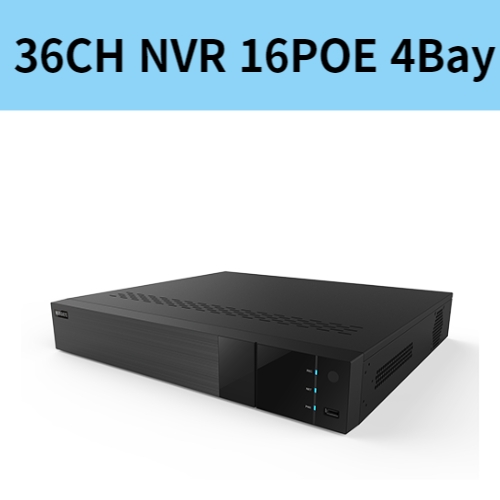 UHN3616P-H4 36채널 NVR 16POE 4K UHD 저장장치 4Bay 녹화기