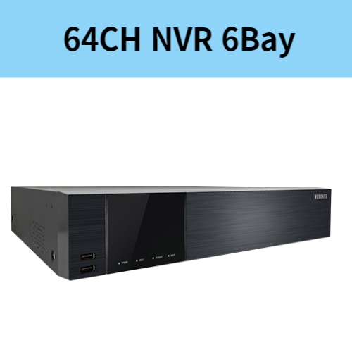 UHN6400-H6R 64채널 NVR 4K UHD 저장장치 6Bay 녹화기