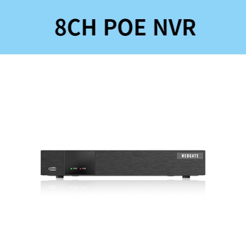 WDN801H-P8-V3 8채널 NVR 4K UHD 저장장치 1Bay 녹화기