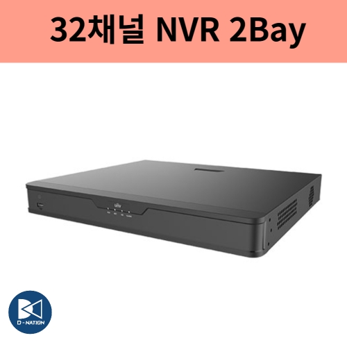 NVR302K-32RS 32채널 NVR 4K 녹화기 하드2개슬롯 유니뷰