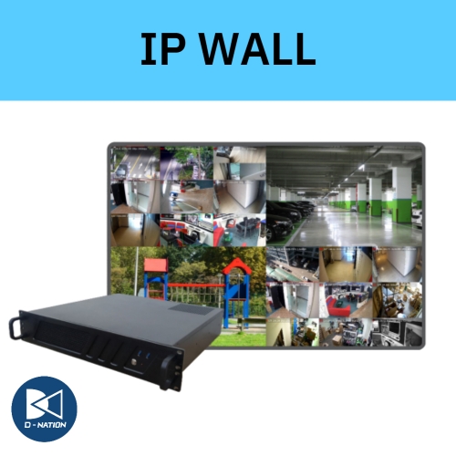 IP WALL 디비시스 DV-WALL 최대 64채널 지원 128대 NVR 연결 가능