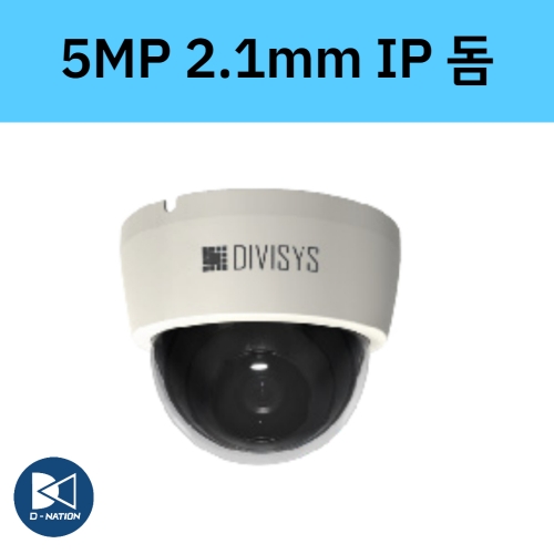 DV-QIHD 5백만화소 2.1미리렌즈 IP 카메라 CCTV E/V 돔 디비시스