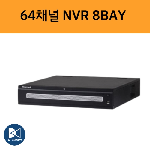 HEN64304-A 64채널 4K UHD HDD 8베이 NVR 녹화기 하니웰