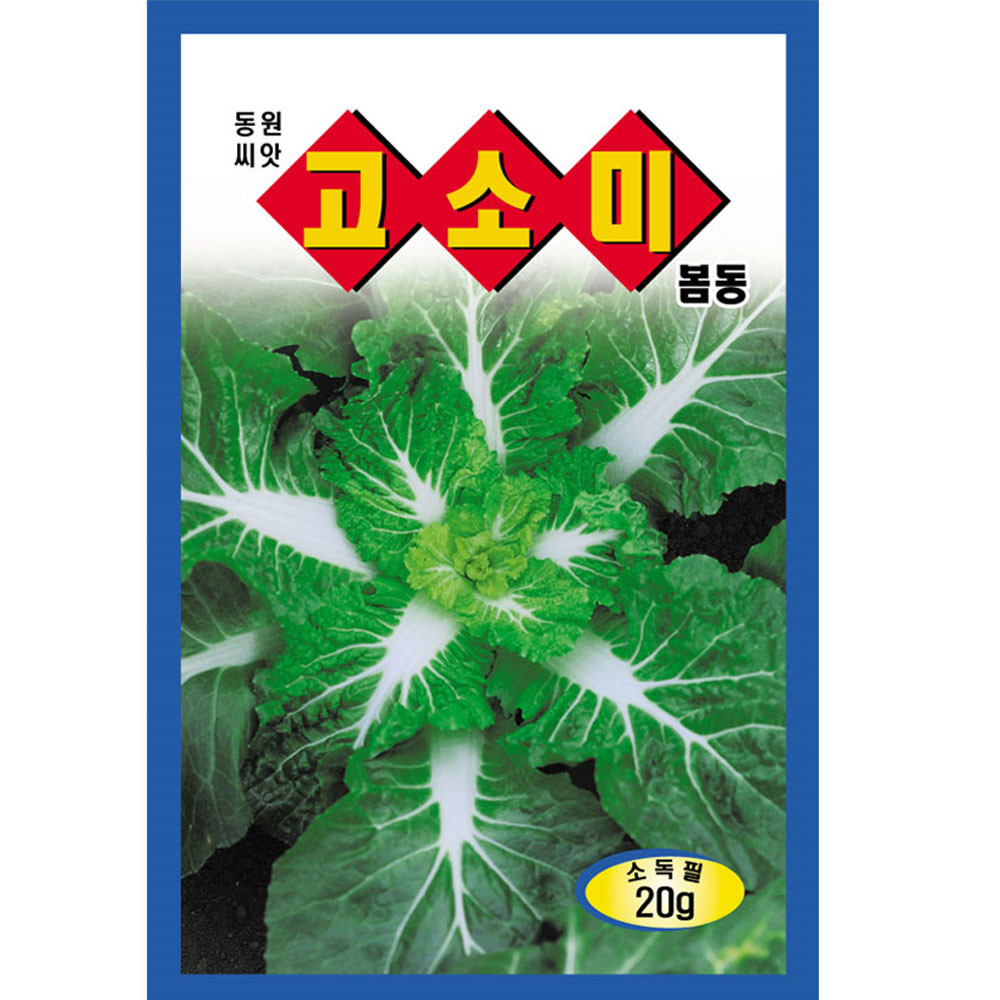 고소미 봄동 배추 씨앗 20g 월동배추 종자 키우기